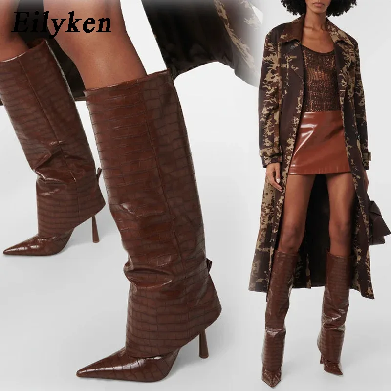 Women'S Fashion Knee High Boots - Eilyken 2027 Herbst-Winter-Design Kniehohe Damenstiefel Mode