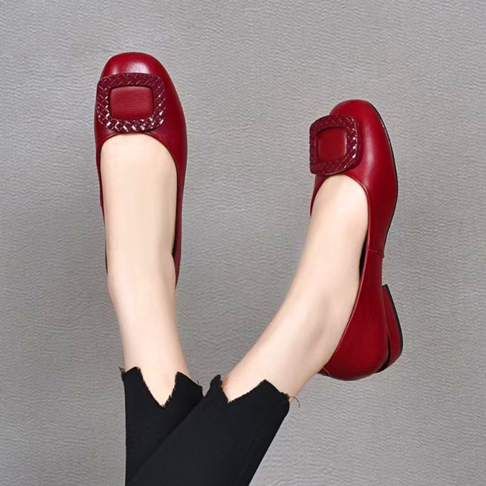 Women'S Fashion Shoes - Weiche Lederschuhe mit weicher Sohle aus