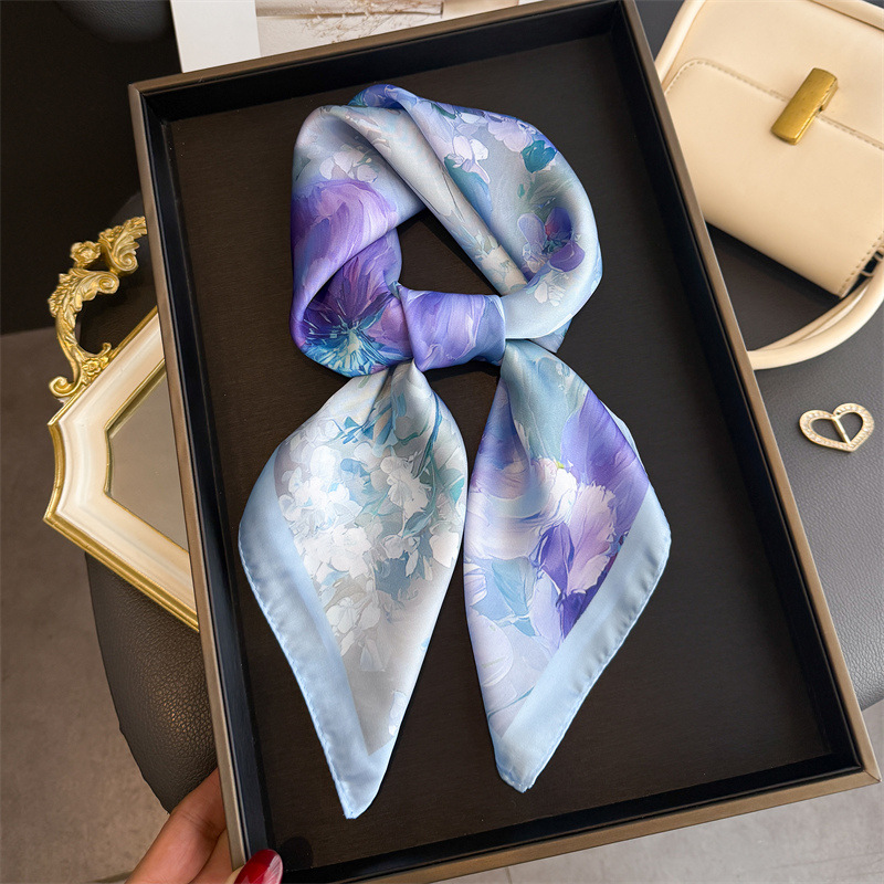 2026 neue Blumen Druck Seide Q – Women Fashion Necktie Bewertung und Preis