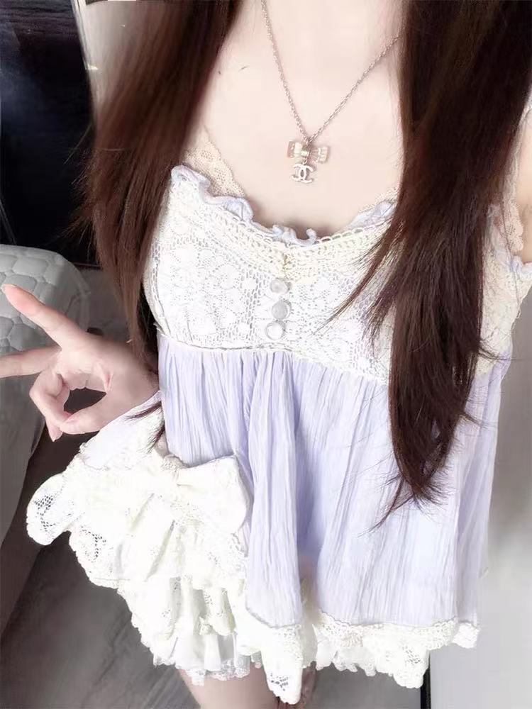 Coquette Ryousangata Dollcore  – Lace Trim Cami Bewertung und Preis