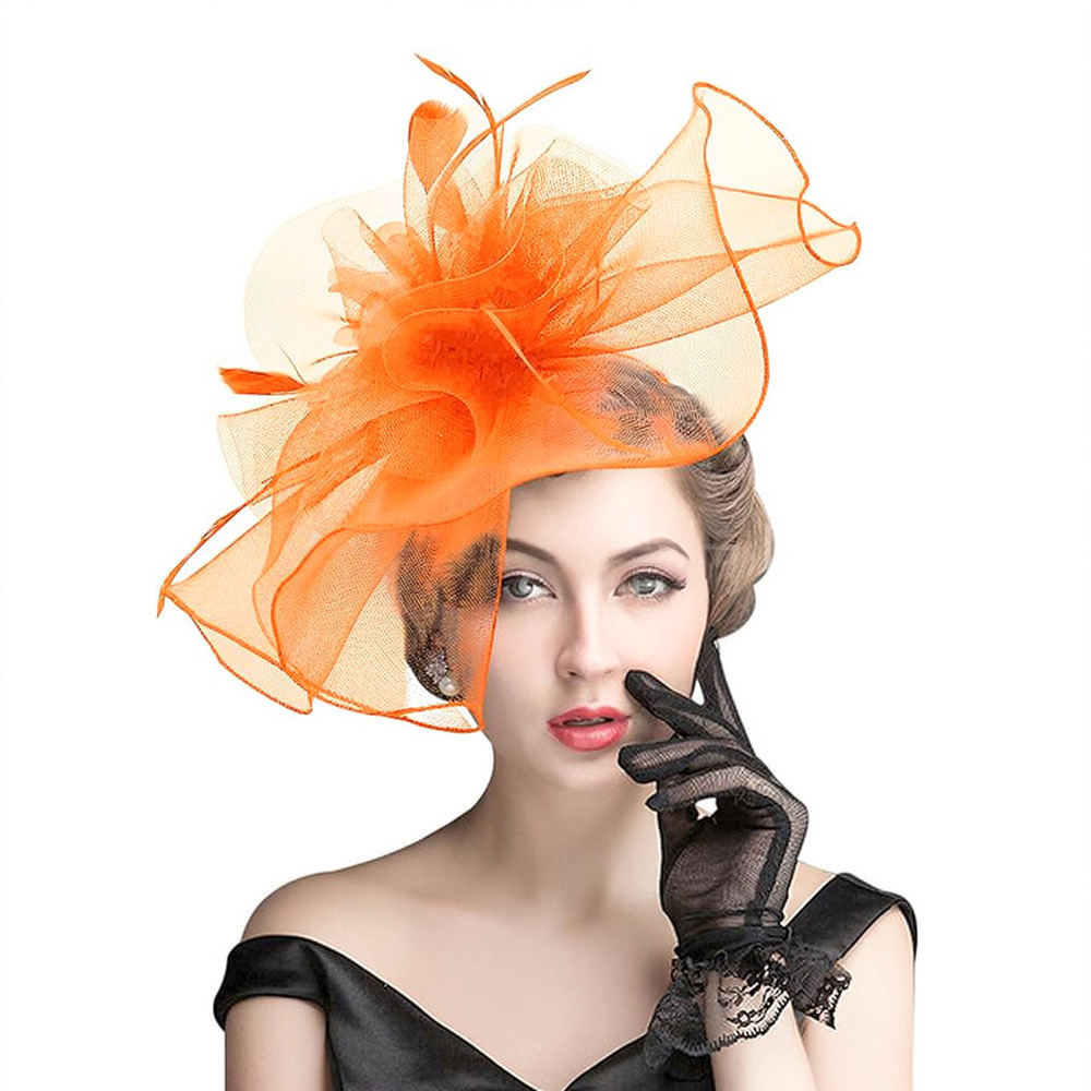 Retro-Mesh-Feder-Fascinator-Hu – Women'S Fashion Kentucky Derby Bewertung und Preis