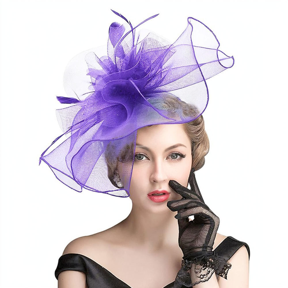 Retro-Mesh-Feder-Fascinator-Hu – Women'S Fashion Kentucky Derby Bewertung und Preis