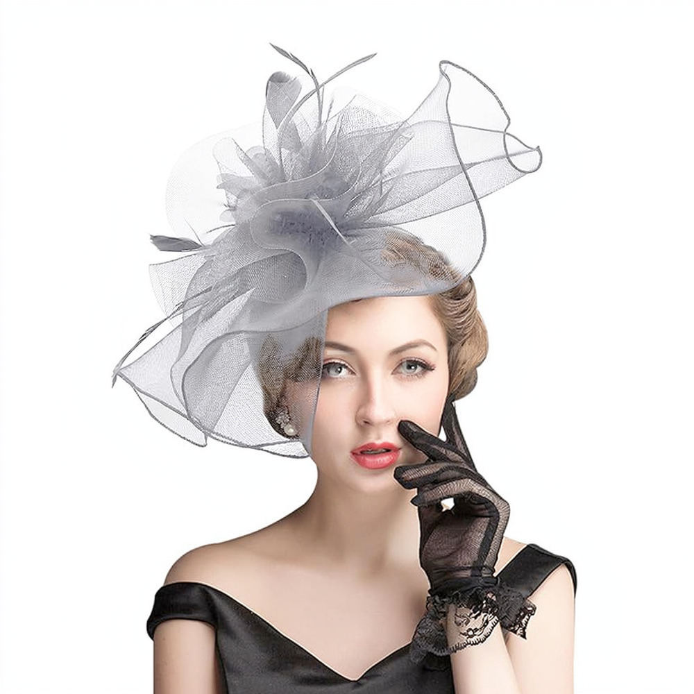 Retro-Mesh-Feder-Fascinator-Hu – Women'S Fashion Kentucky Derby Bewertung und Preis