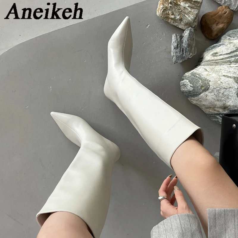 Aneikeh 2027 Modische Sexy Spi – Women'S Fashion Knee High Boots Bewertung und Preis