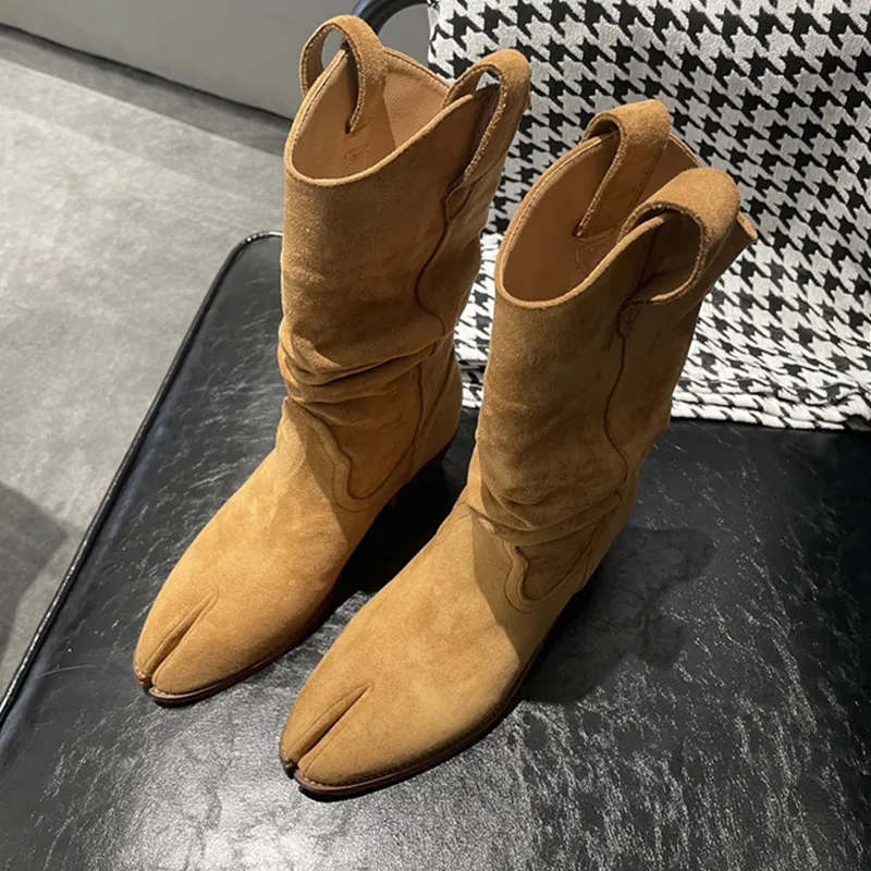 Mode Vintage Stiefel Split Toe – Women'S Fashion Korea Bewertung und Preis
