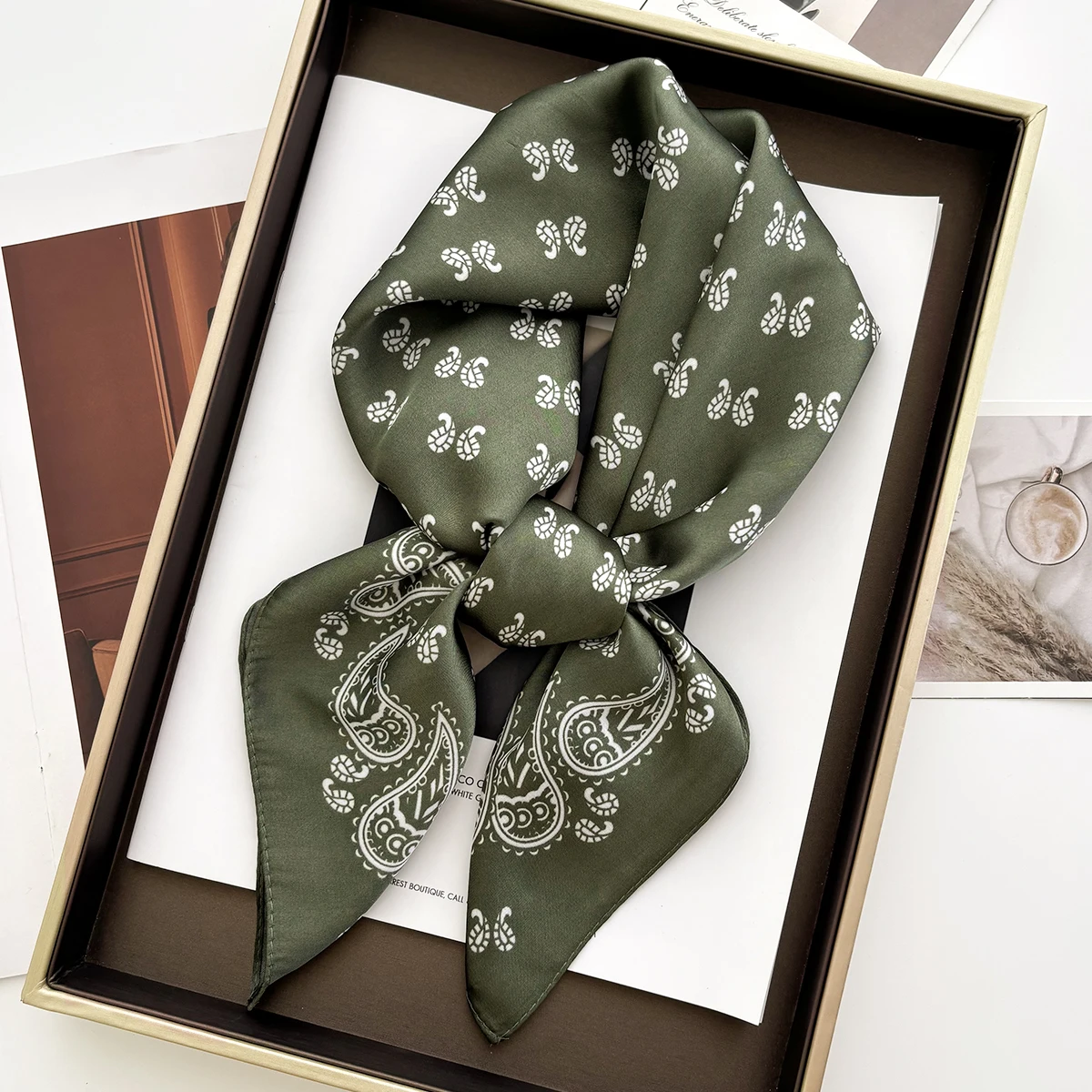 70 cm Damen-Schal aus weichem  – Women Fashion Necktie Bewertung und Preis