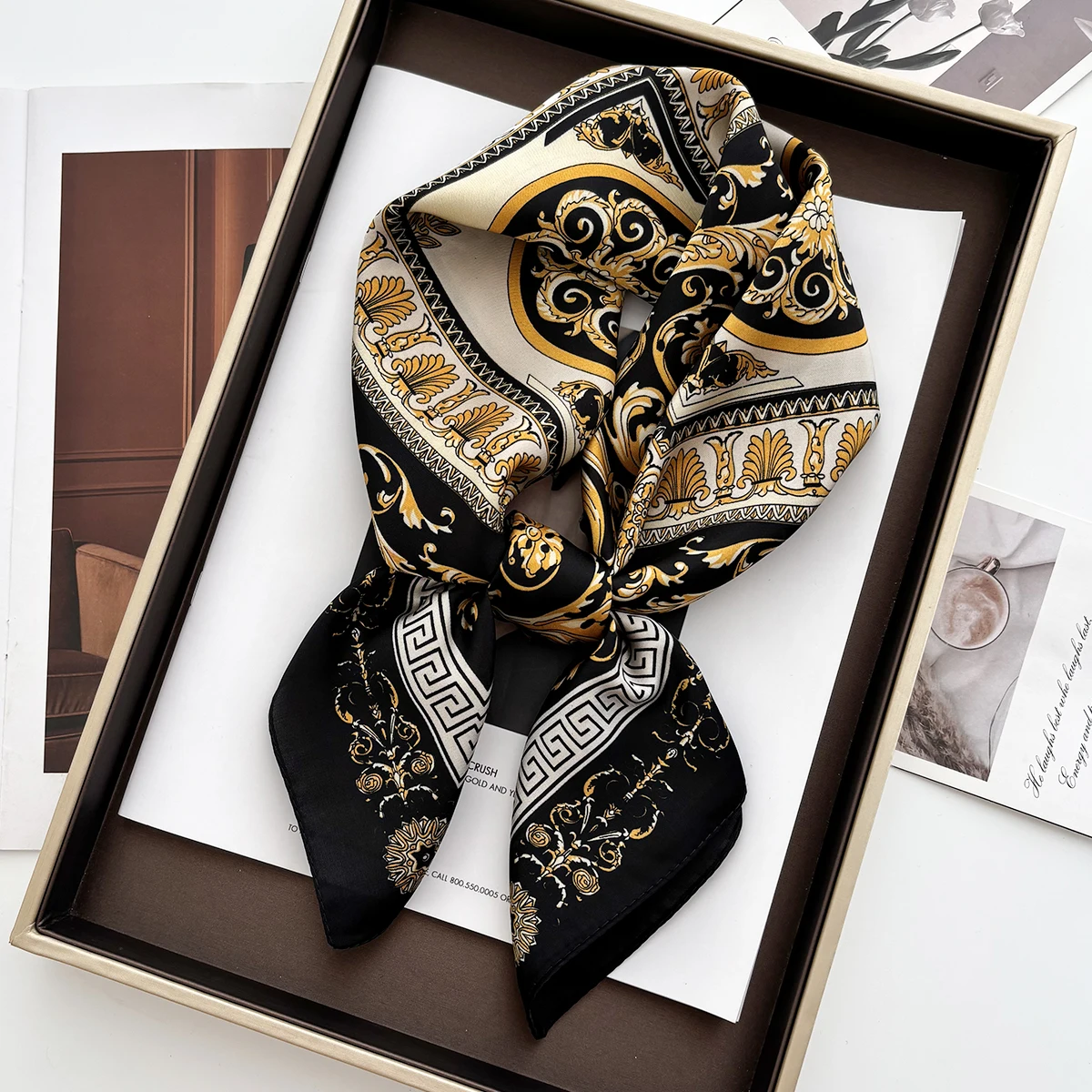 70 cm Damen-Schal aus weichem  – Women Fashion Necktie Bewertung und Preis