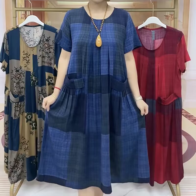Sommerliches, großes Baumwoll- – Women Fashion Over The Years Bewertung und Preis