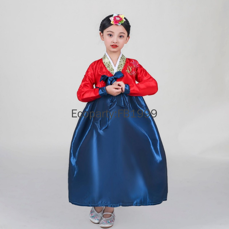 4-Farben-Mädchen-Hanbok-Kleid, – Women'S Fashion Korea Bewertung und Preis