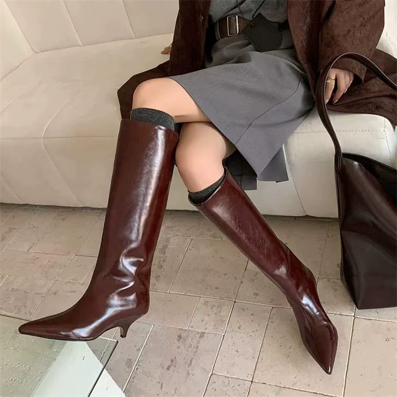 Street-Style Neue Wintermode D – Women'S Fashion Knee High Boots Bewertung und Preis