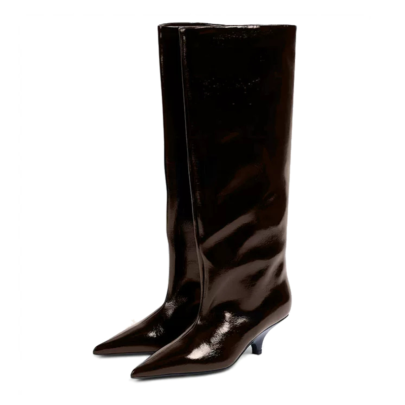Street-Style Neue Wintermode D – Women'S Fashion Knee High Boots Bewertung und Preis