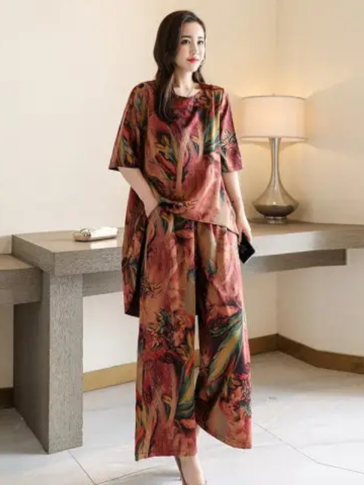 Modisches, bedrucktes, kurzärm – Women Fashion Over The Years Bewertung und Preis