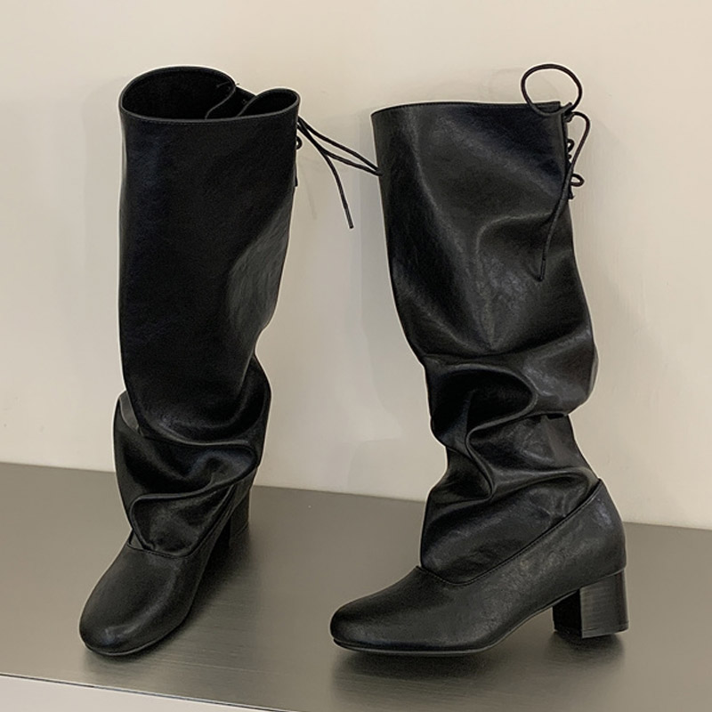 2027 Neue Wintermode Schnürsti – Women'S Fashion Knee High Boots Bewertung und Preis
