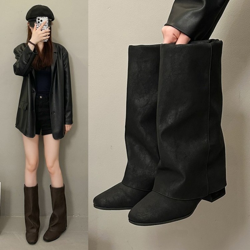 2026 Neue Vintage-Mode-Stiefel – Women'S Fashion Knee High Boots Bewertung und Preis