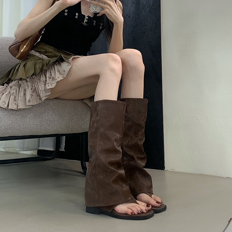 Ausgehöhlte Damenstiefel mit S – Women'S Fashion Korea Bewertung und Preis
