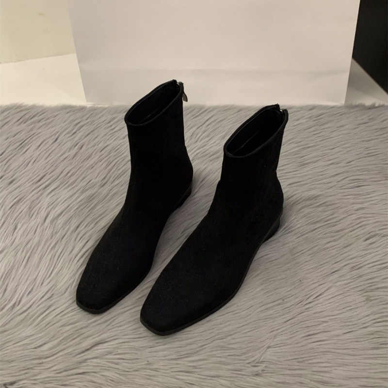 Pfirsichfarbener Nude-Stiefel  – Women'S Fashion Korea Bewertung und Preis