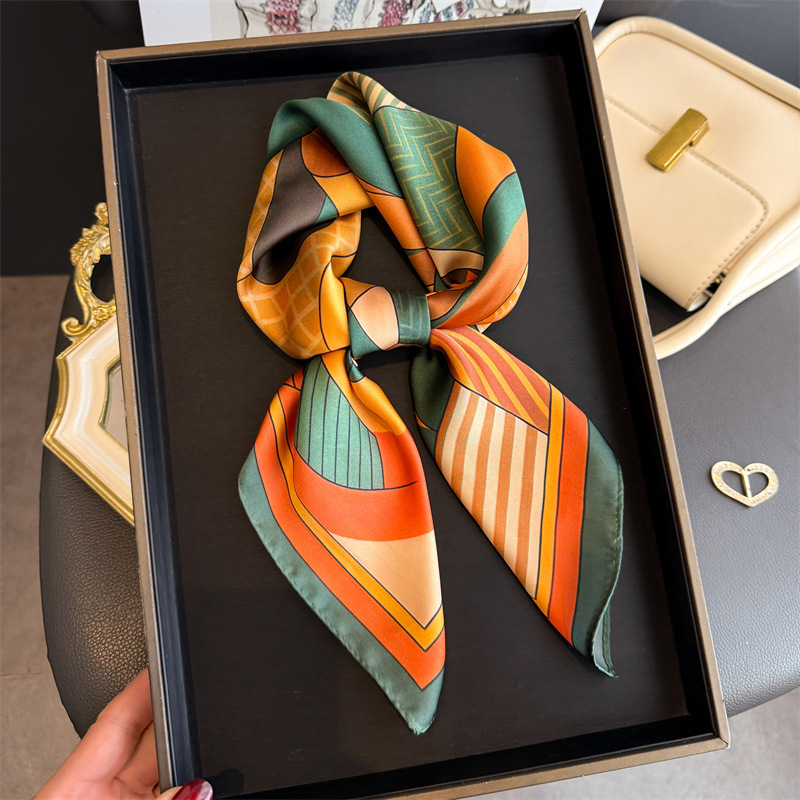 2026 neue Geometrie Druck Seid – Women Fashion Necktie Bewertung und Preis