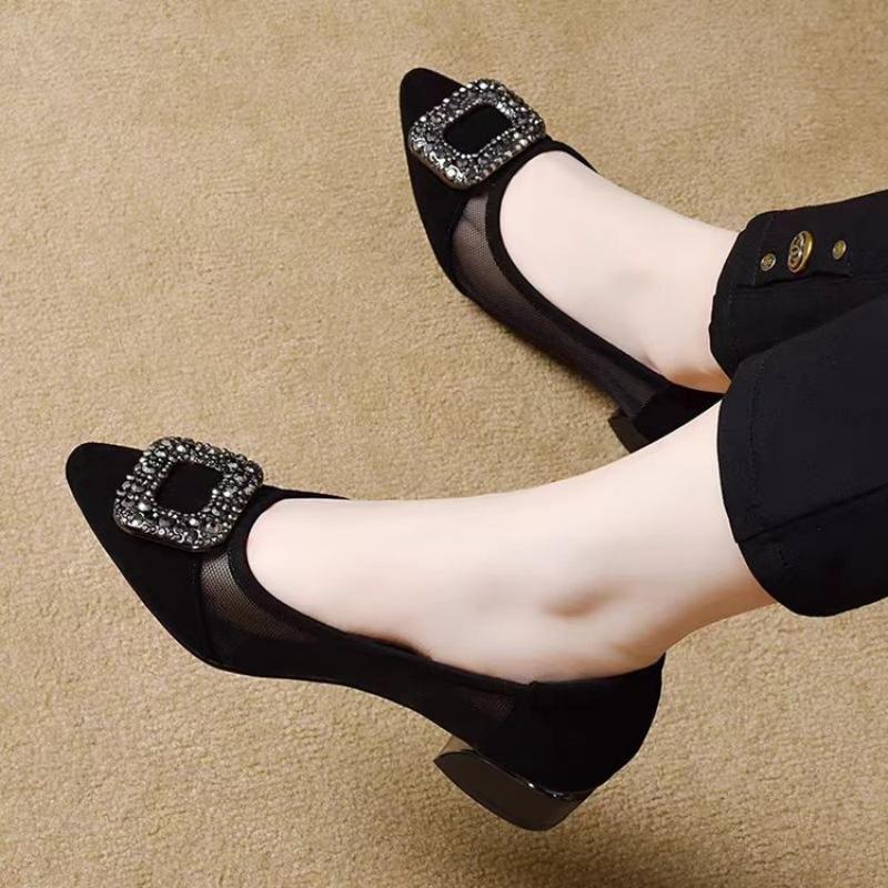 Elegante Spitze Mesh-Pumps mit – Women'S Fashion Shoes Bewertung und Preis